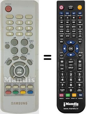 Replacement remote control Samsung AA5900312J Replacement remote control Samsung AA5900312J