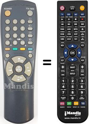 Replacement remote control Blaupunkt AA59-10107C