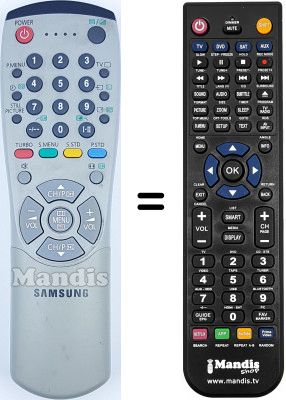 Replacement remote control Samsung AA59-00116B Replacement remote control Samsung AA59-00116B