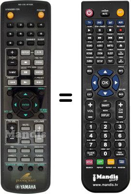 Replacement remote control Yamaha RDX-E700DVD / AUDIO