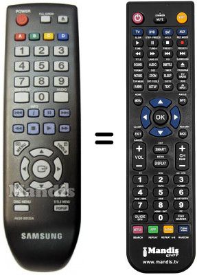 Replacement remote control AK59-00133A