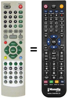 Replacement remote control REMCON455