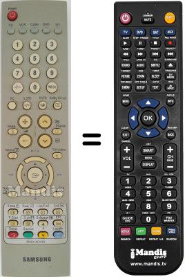 Replacement remote control Samsung BN59-00343A Replacement remote control Samsung BN59-00343A