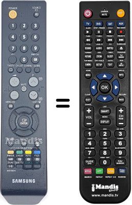 Replacement remote control Samsung SYNCMASTER T260 HD Replacement remote control Samsung SYNCMASTER T260 HD