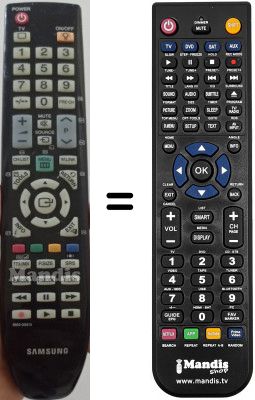Replacement remote control Samsung BN59-00681A