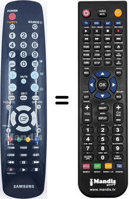 Replacement remote control Samsung LE32A467C1MXZF Replacement remote control Samsung LE32A467C1MXZF
