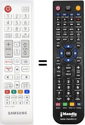 Replacement remote control Samsung LE46A568P3MXZF Replacement remote control Samsung LE46A568P3MXZF