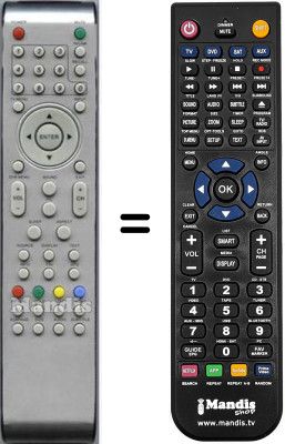 Replacement remote control Belson BSV1989