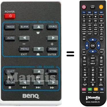 Replacement remote control Benq JOYBEE-GP1