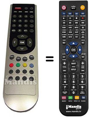 Replacement remote control RCH5J52