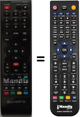 Replacement remote control RC-038