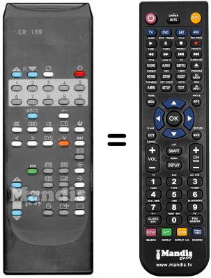 Replacement remote control Reflex CTV70BB9510