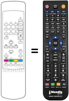 Replacement remote control CT-821