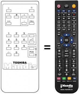 Replacement remote control CT-9552