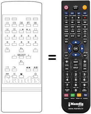 Replacement remote control REMCON492