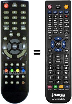 Replacement remote control Chang001