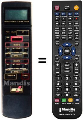 Replacement remote control Amstrad DD9901