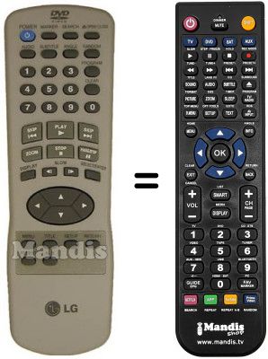 Replacement remote control REMCON238