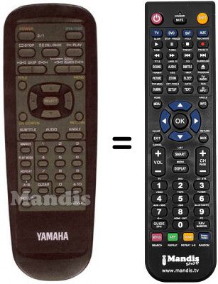 Replacement remote control Yamaha NX703130