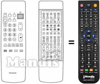 Replacement remote control Elemis EUR50536
