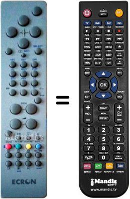 Replacement remote control Ecron DVB20EC