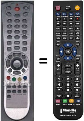 Replacement remote control RC2600-3