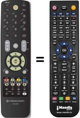 Replacement remote control RCU-240