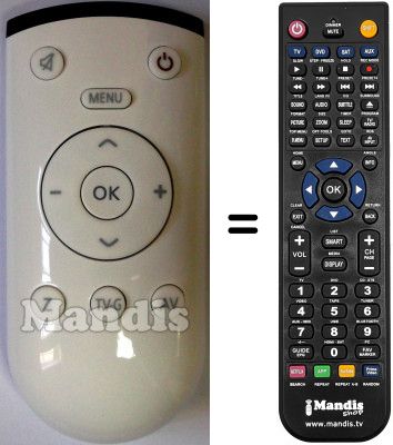 Replacement remote control Grundig 720117145400