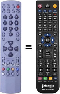 Replacement remote control Haier L37V6-A8