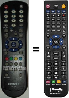 Replacement remote control Hitachi 15LD2250B