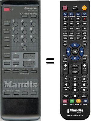 Replacement remote control Hitachi CMT2118