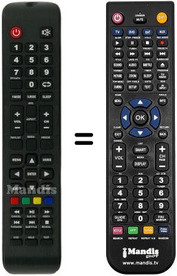 Replacement remote control 24HL5309F
