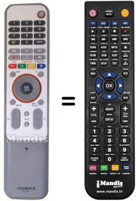 Replacement remote control RC539