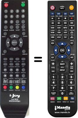 Replacement remote control IDI32SHHPB01