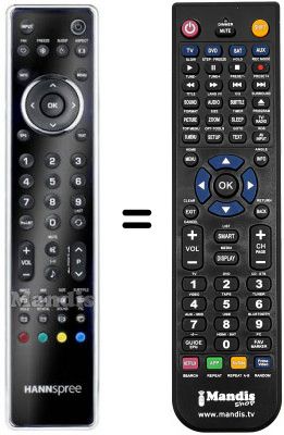 Replacement remote control Hannspree ST551MBB