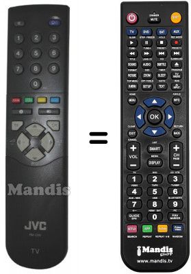 Replacement remote control JVC RM-C501C