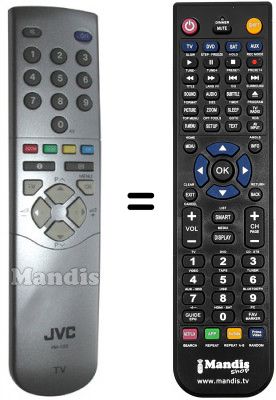 Replacement remote control JVC RM-C53-1C