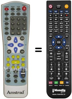Replacement remote control Amstrad D150