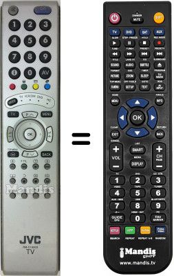 Replacement remote control JVC LT-26X70BR / P