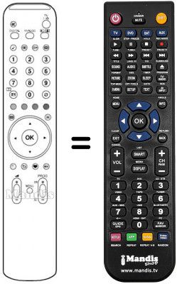 Replacement remote control REMCON406