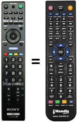 Replacement remote control REMCON736