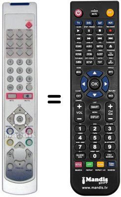 Replacement remote control VOXSON LT3001W