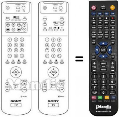 Replacement remote control Sony KV-32DS65U Replacement remote control Sony KV-32DS65U