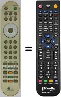 Replacement remote control LG RZ48SZ40RB Replacement remote control LG RZ48SZ40RB