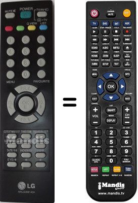 Replacement remote control LG MKJ33981404