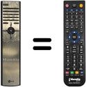 Replacement remote control LG RT34FB11RB