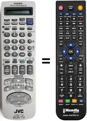 Replacement remote control JVC HR-S9700