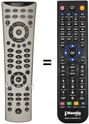 Replacement remote control NordMende MD7223 Replacement remote control NordMende MD7223