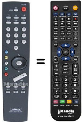 Replacement remote control Metz 55TK36VT / STEREO