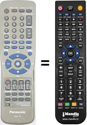 Replacement remote control Panasonic NV-FJ420